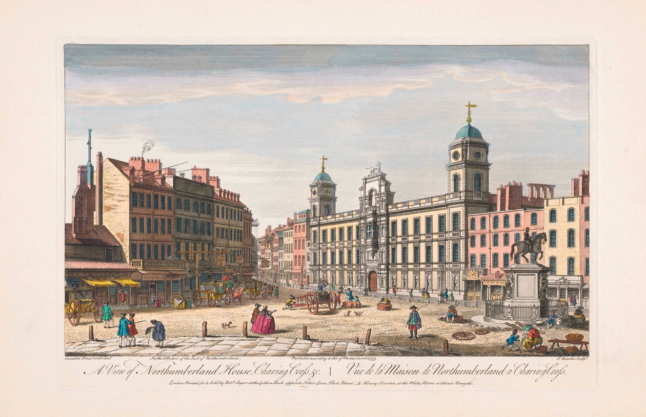 Northumberland House, Charing Cross da Thomas (after) Bowles