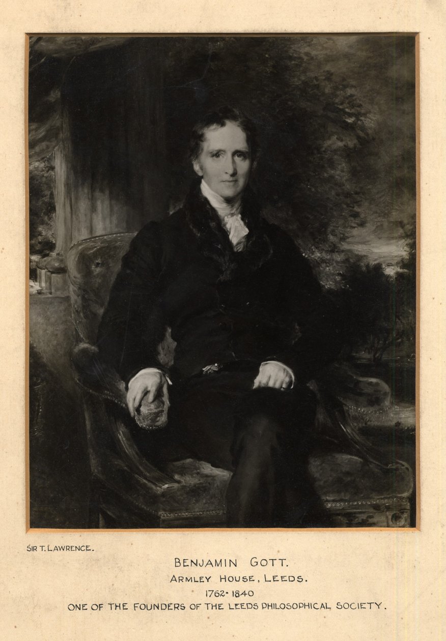 Ritratto di Benjamin Gott da Thomas (after) Lawrence