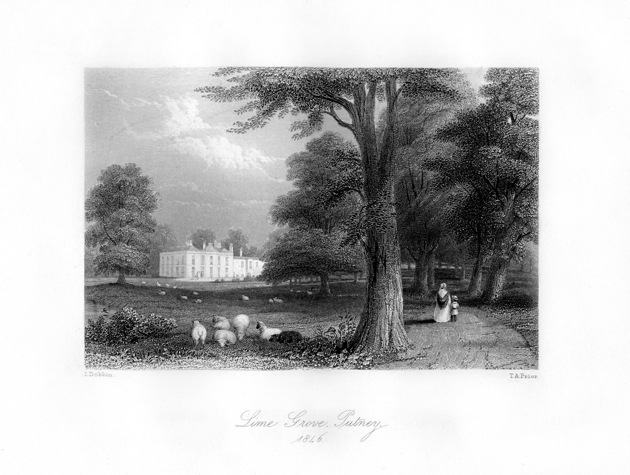 Lime Grove, Putney, 1846 da Thomas Abel Prior