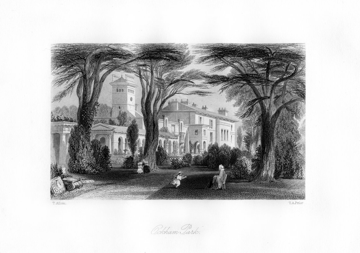 Ockham Park, Surrey, XIX secolo da Thomas Abel Prior