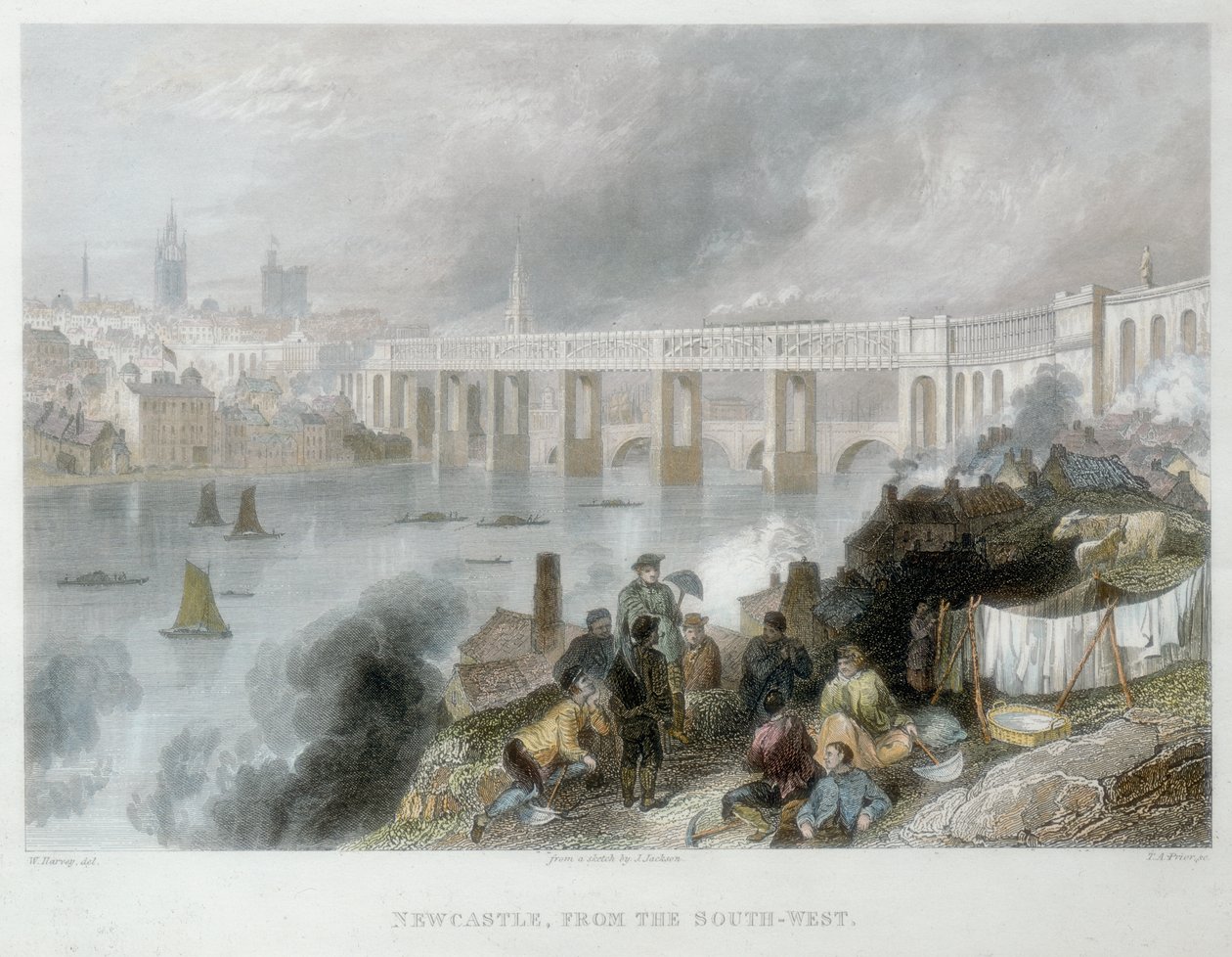 Newcastle-upon-Tyne da sud-ovest da Thomas Abiel Prior