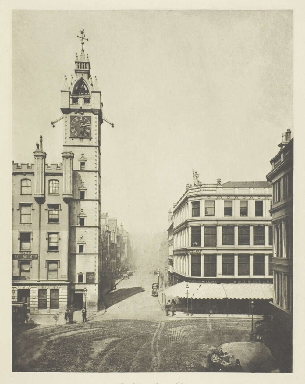 High Street dalla croce da Thomas Annan
