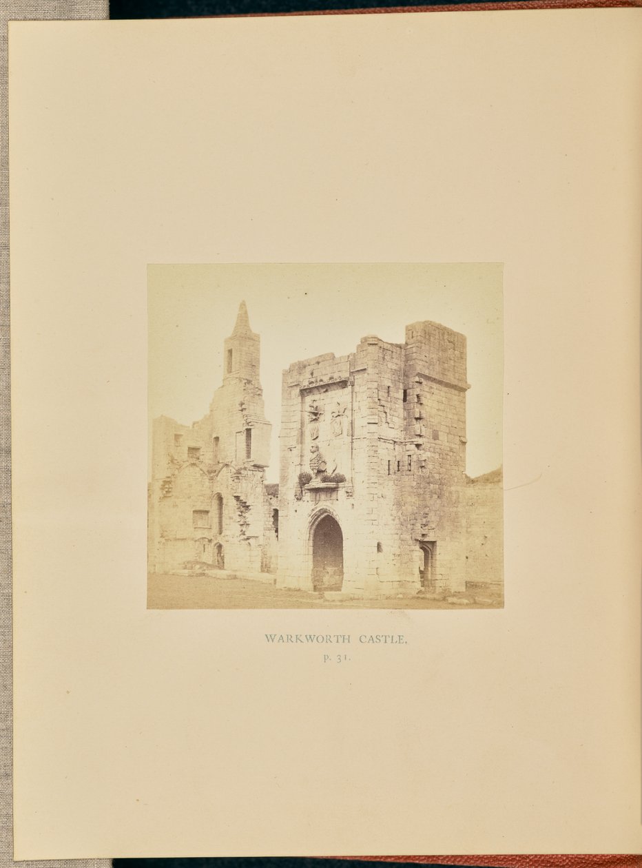 Castello di Warkworth da Thomas Annan