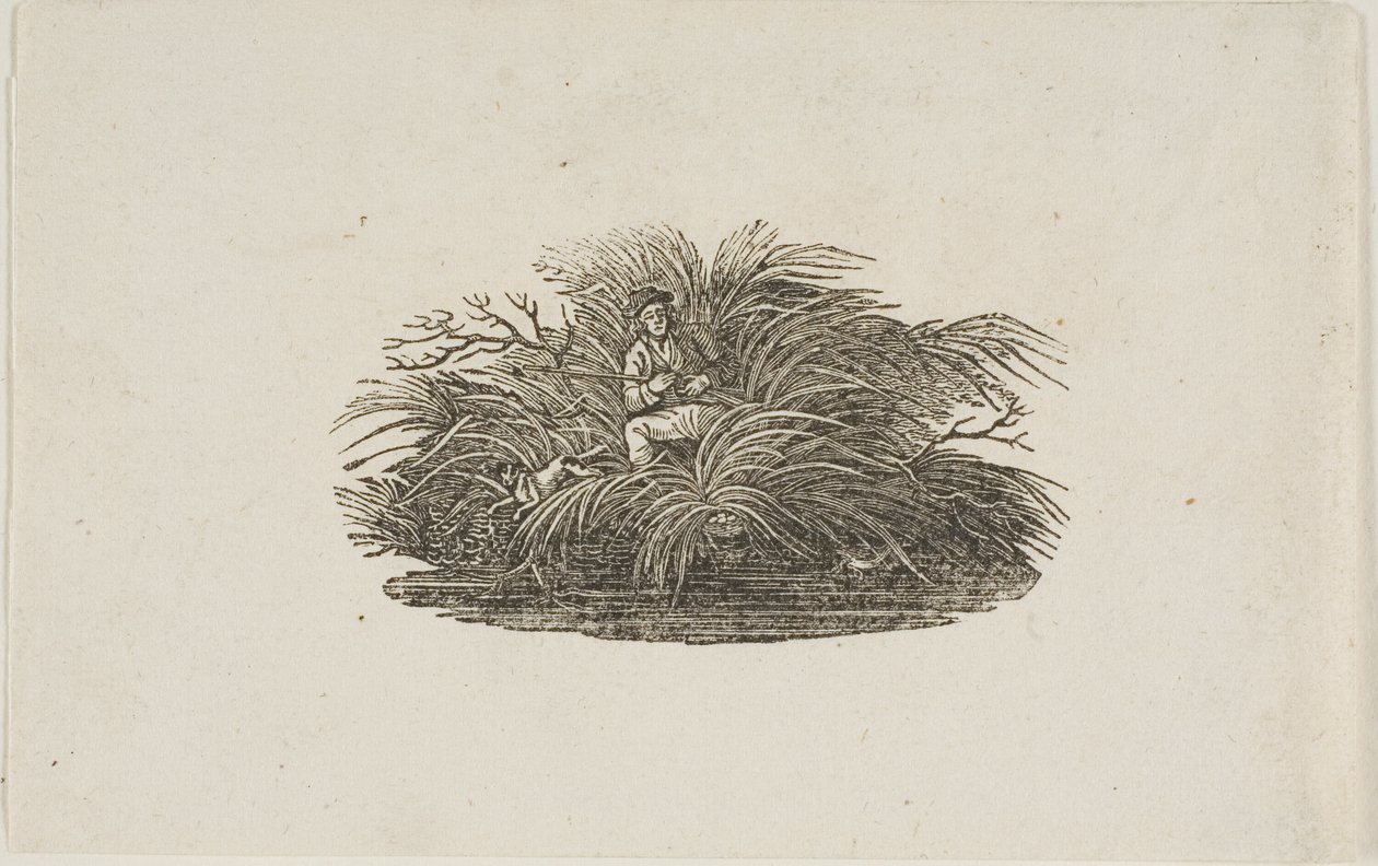Finale: Uomo nel cespuglio da Thomas Bewick
