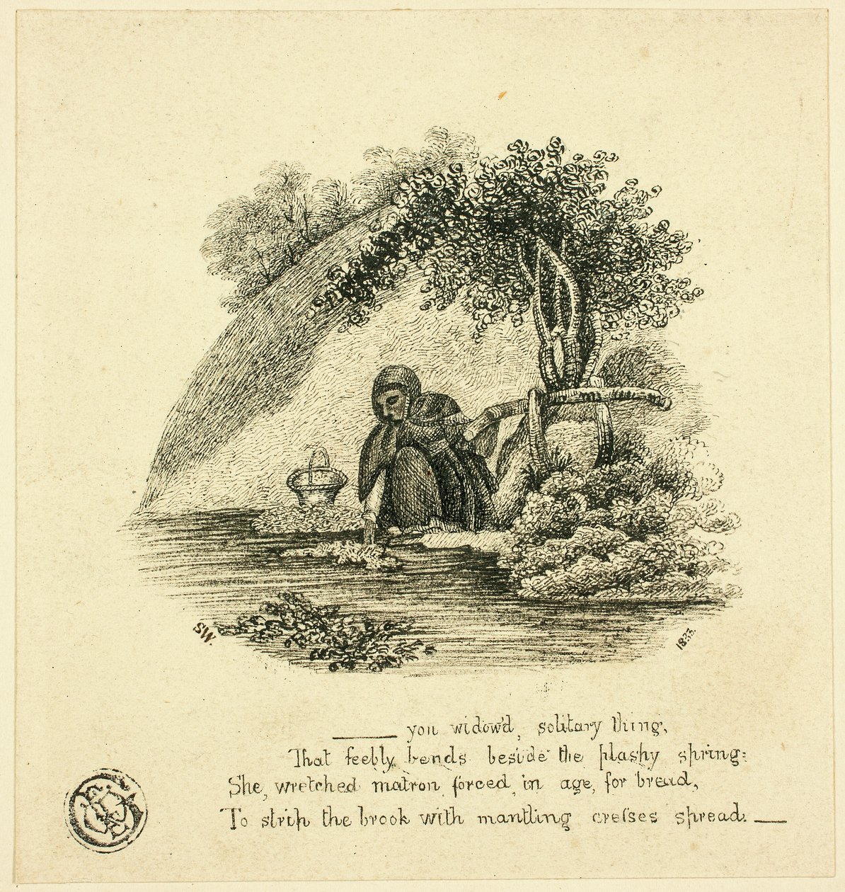 ...Tu vedova solitaria da Thomas Bewick