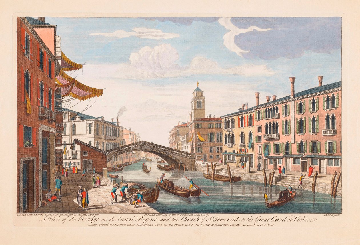 Venezia, Italia circa 1750 da Thomas Bowles