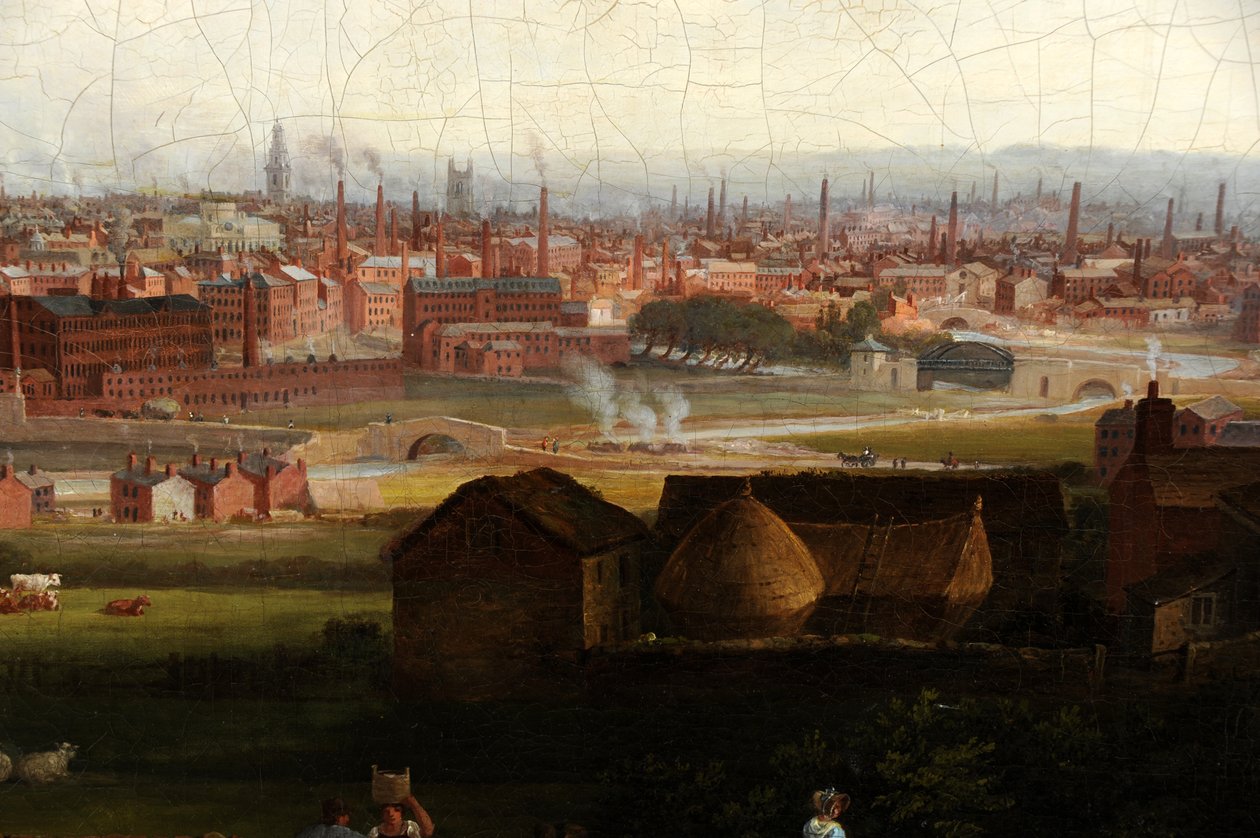 Veduta di Leeds da Thomas Burras