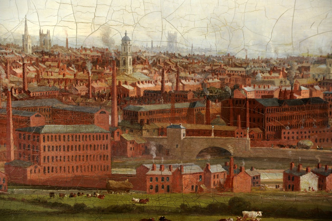 Veduta di Leeds da Thomas Burras