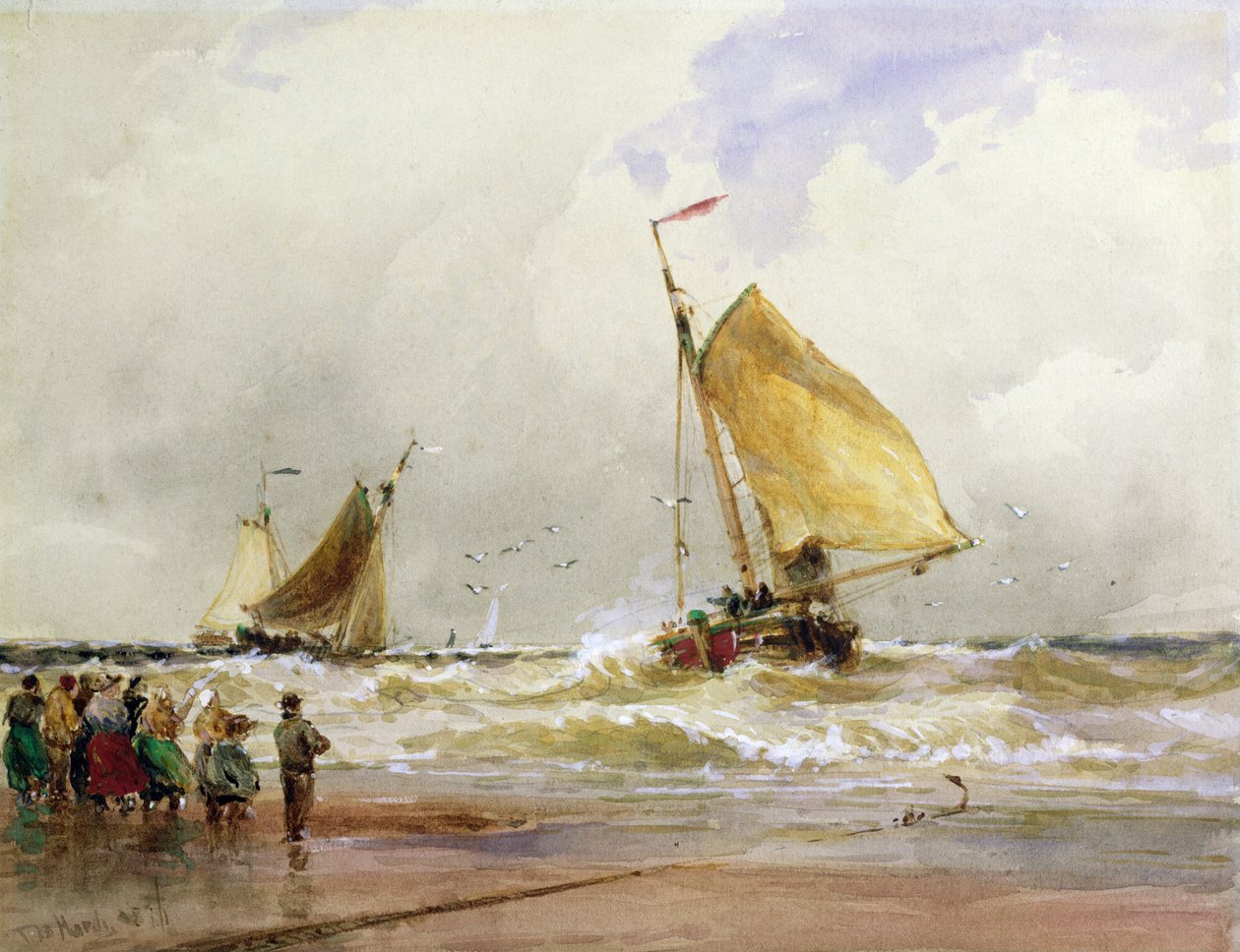 Spiaggia di Scheveningen da Thomas Bush Hardy