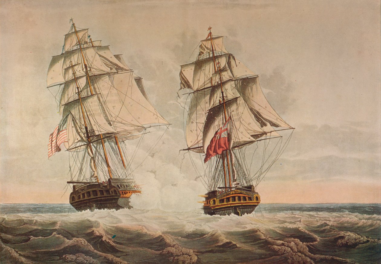 Cattura del Presidente, c1815 da Thomas Buttersworth