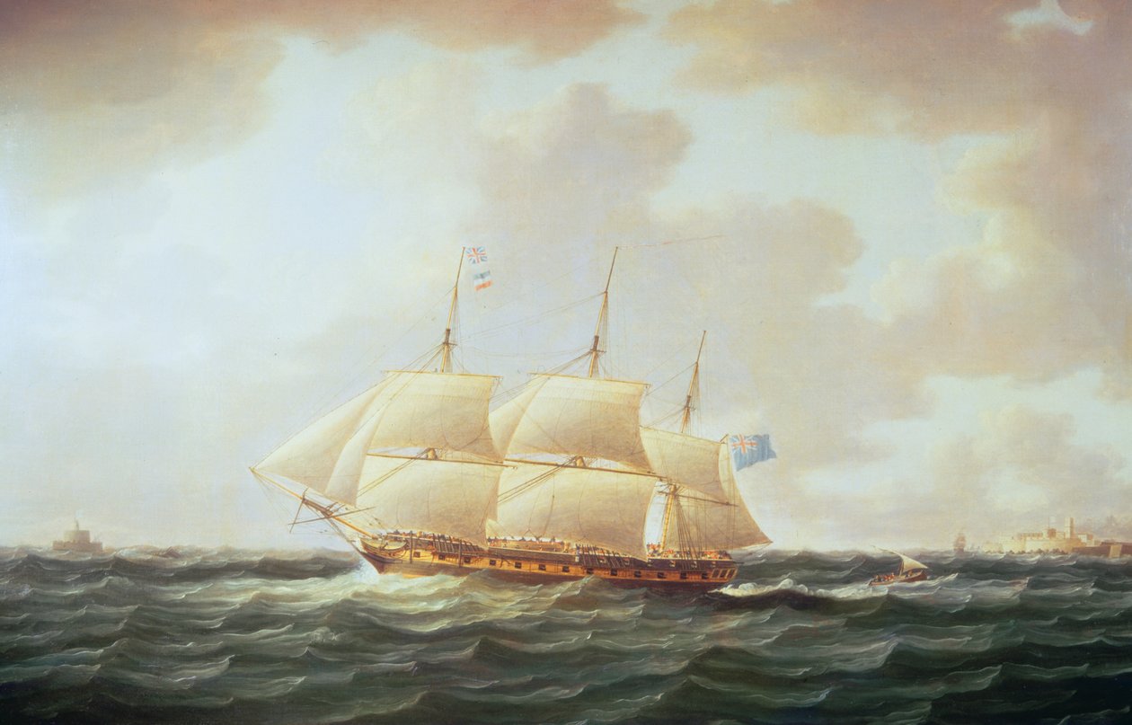 H.M.S. Minerva da Thomas Buttersworth