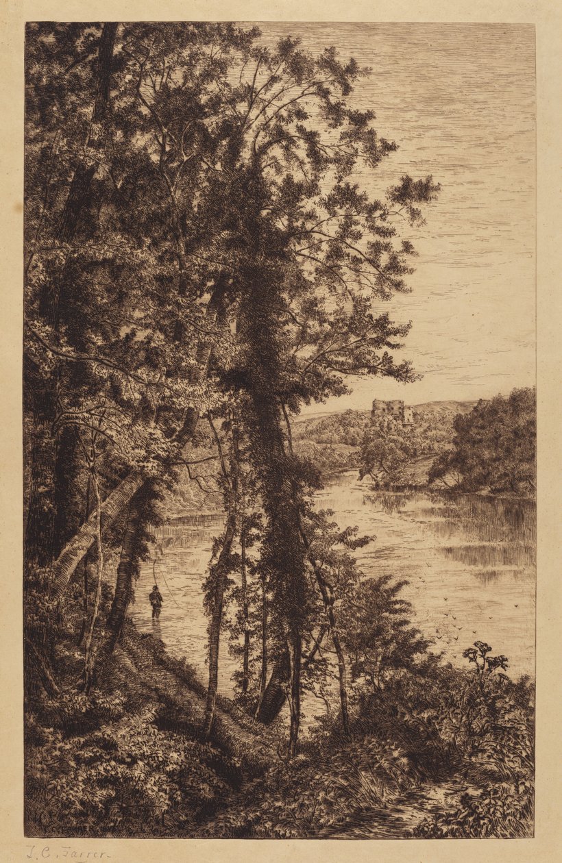 Senza Titolo (Paesaggio con Pescatore) da Thomas C. Farrer