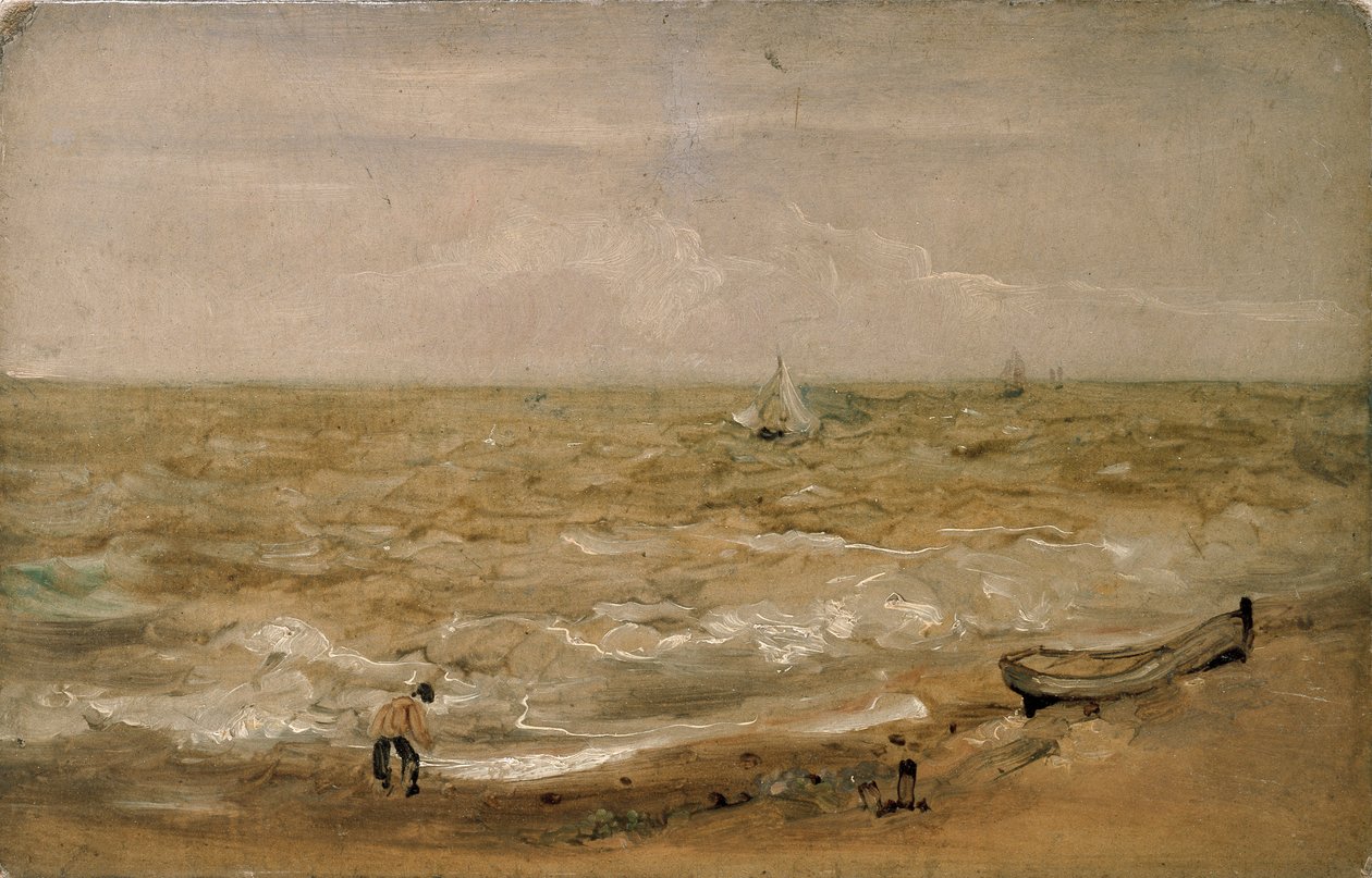Scena di spiaggia da Thomas Churchyard