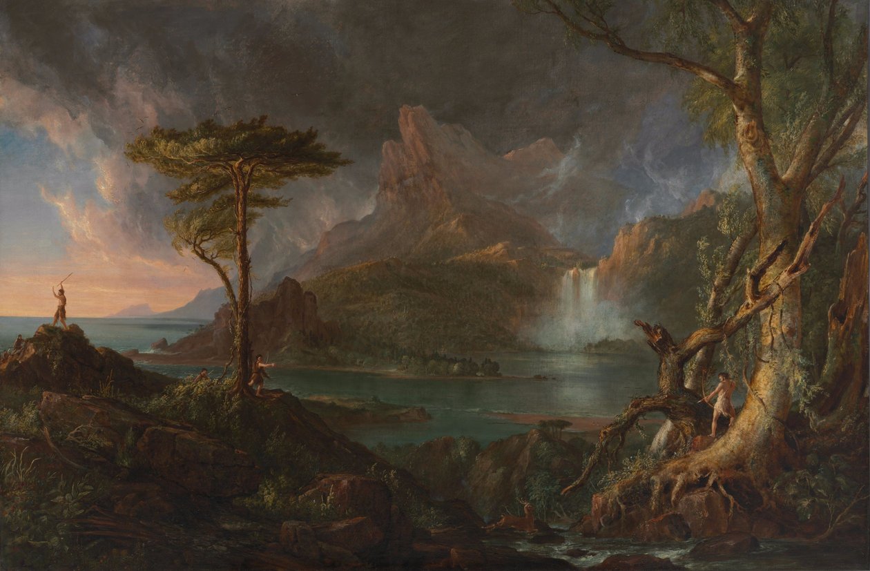 Una scena selvaggia da Thomas Cole
