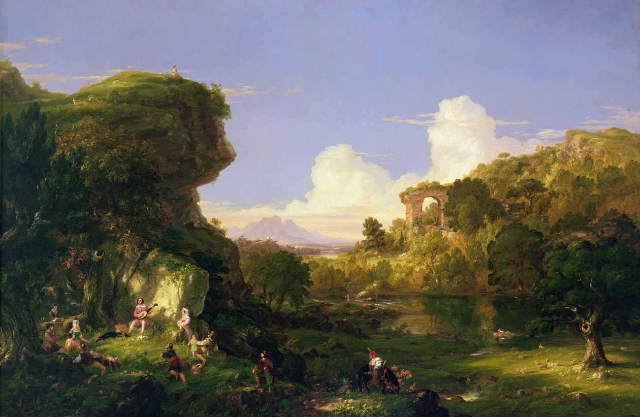 Paesaggio italiano da Thomas Cole