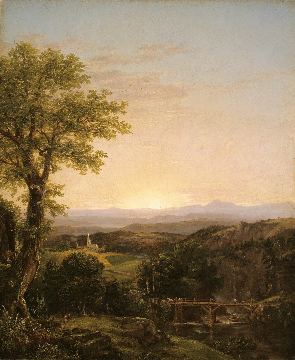 Paesaggio del New England da Thomas Cole