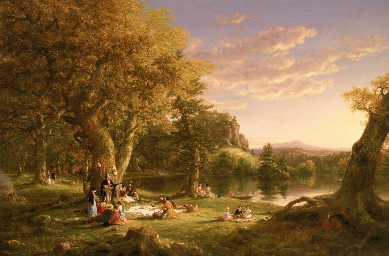 Il picnic da Thomas Cole