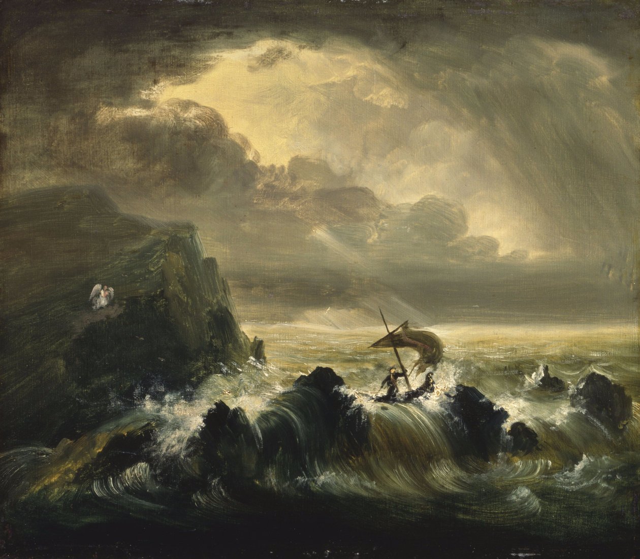 Il viaggio della vita: Infanzia (studio) da Thomas Cole