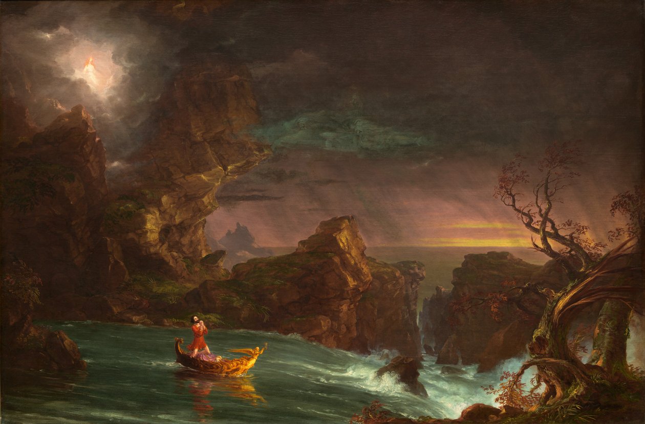 Il viaggio della vita: virilità da Thomas Cole