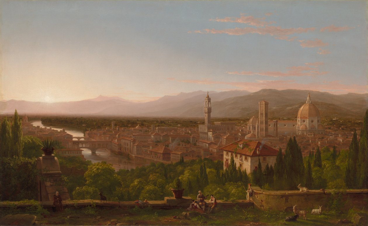 Veduta di Firenze da Thomas Cole