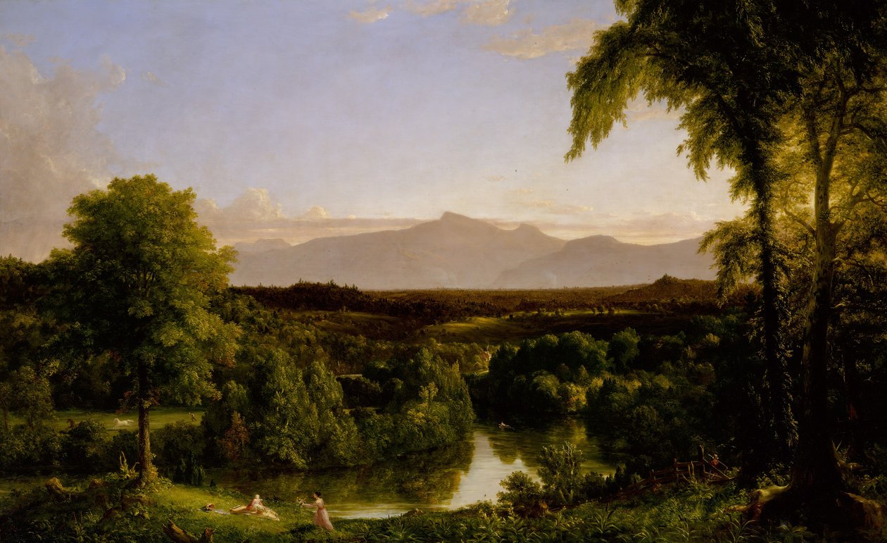 Vista sui Catskill—Inizio autunno da Thomas Cole