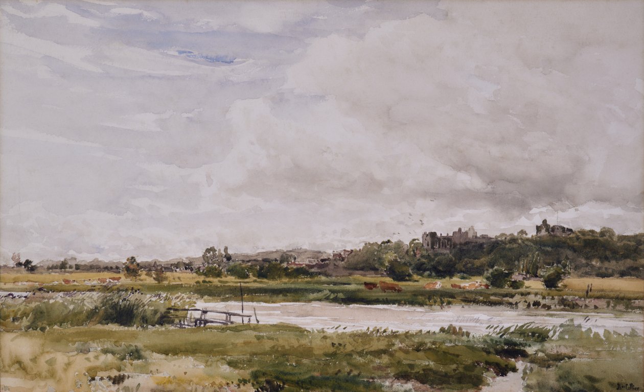 Paesaggio, fiume in primo piano da Thomas Collier