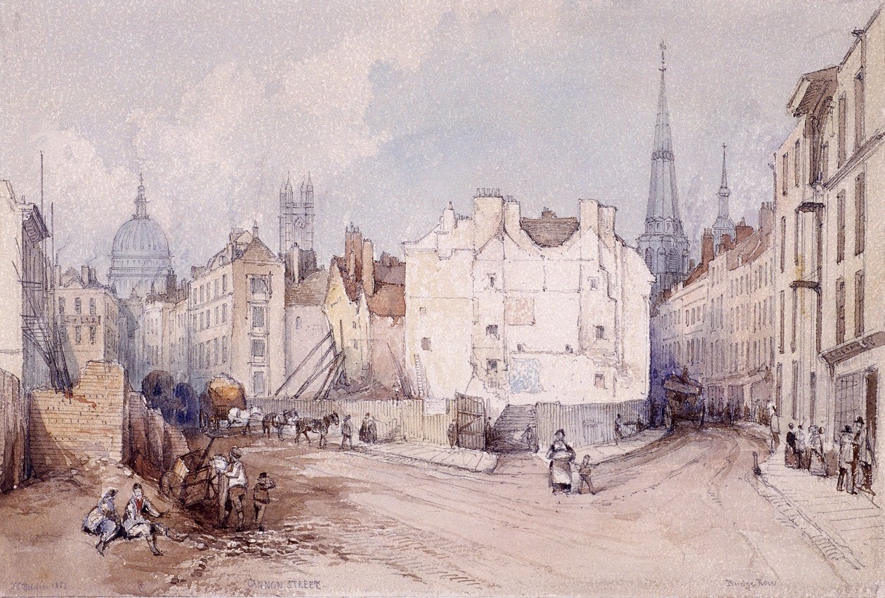 Cannon Street, Londra da Thomas Colman Dibdin