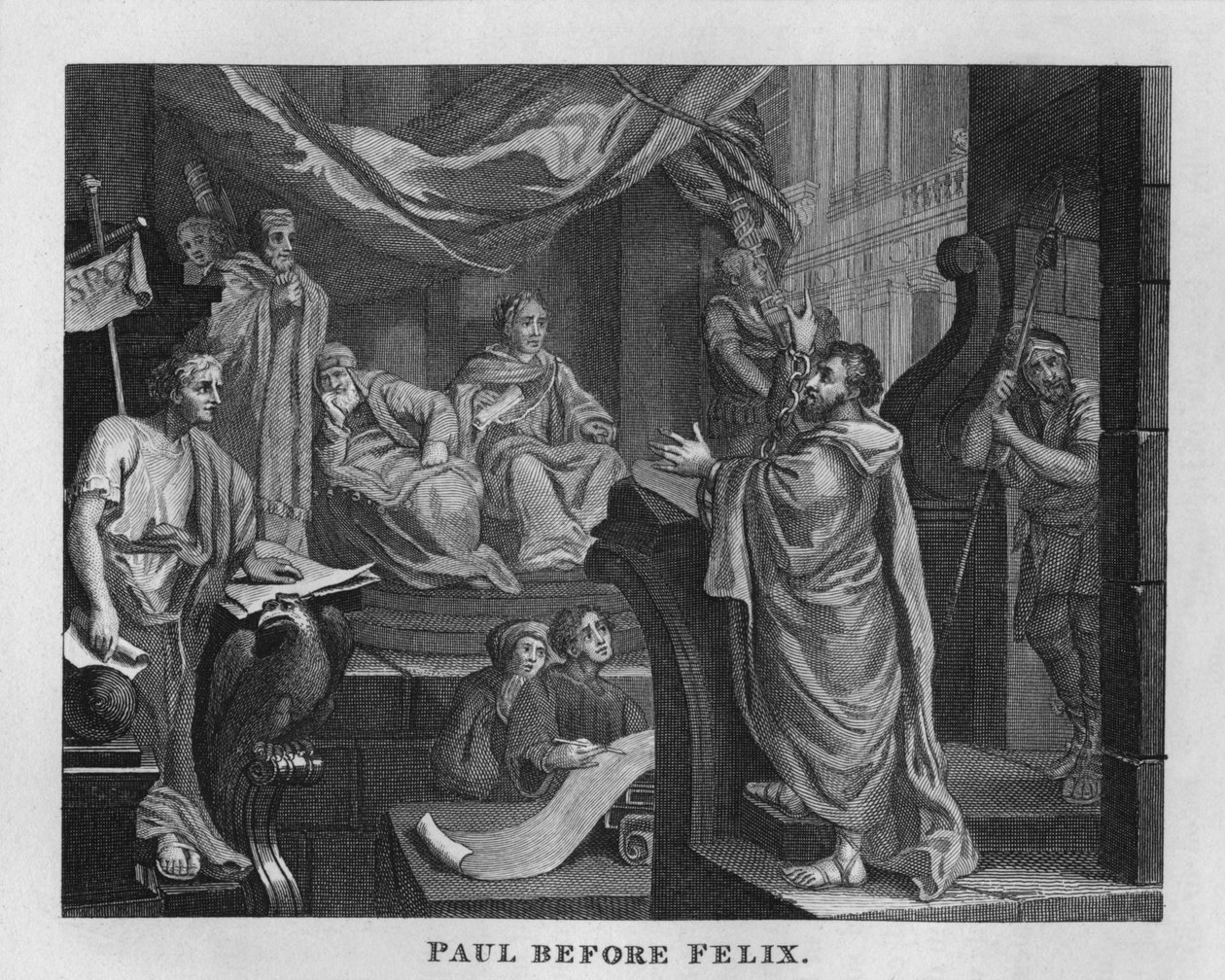 Paolo davanti a Felice, 1807, 1827 da Thomas Cook