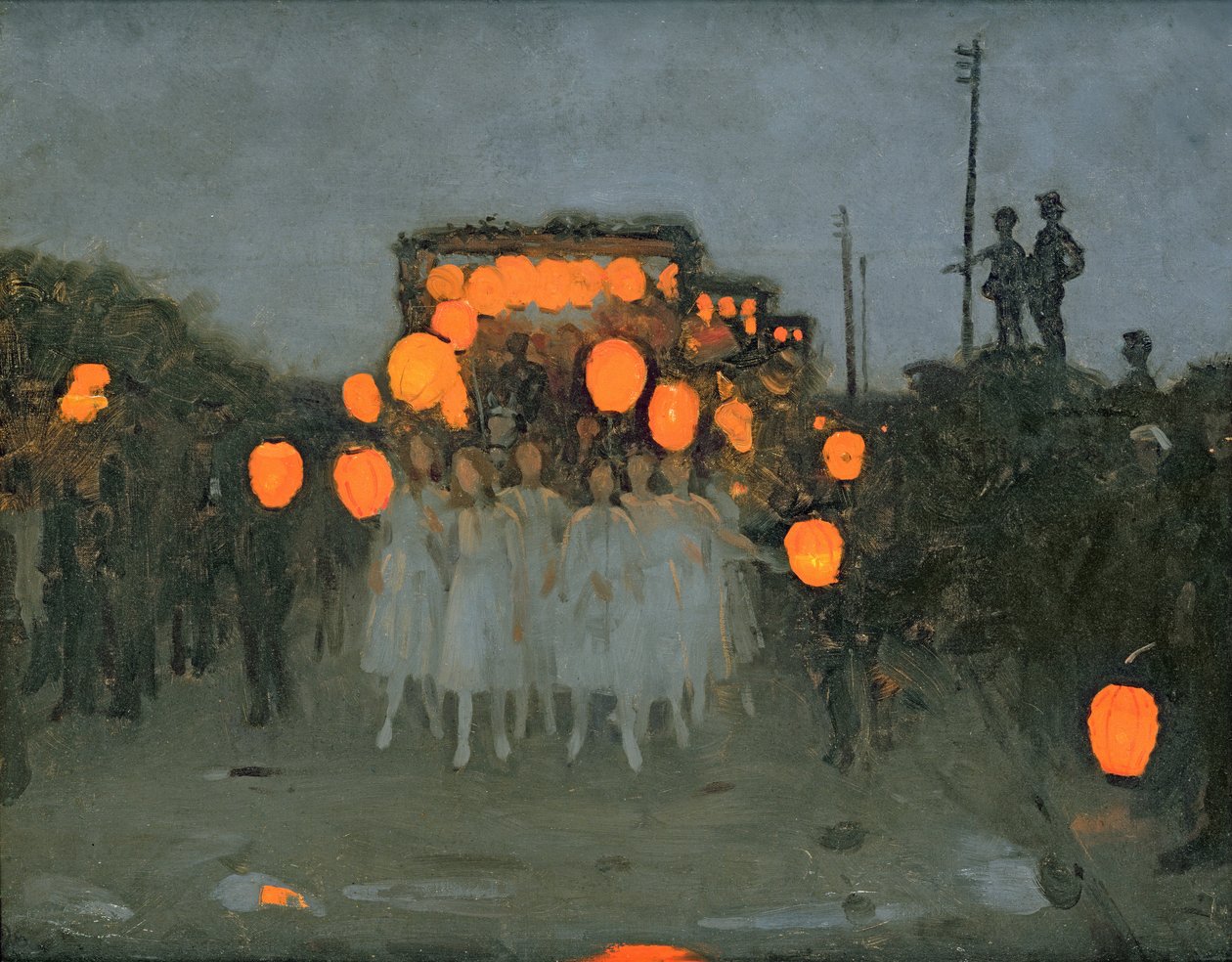 La parata delle lanterne c.1918 da Thomas Cooper Gotch