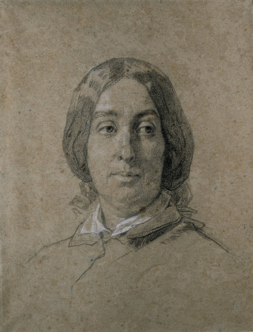 Ritratto di George Sand da Thomas Couture