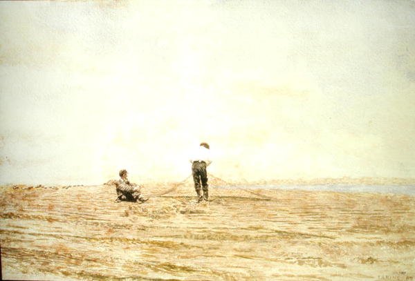 Riparare la rete da Thomas Cowperthwait Eakins