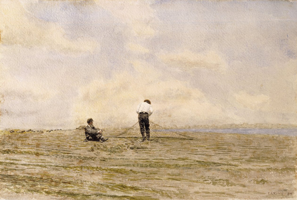 Riparando la rete da Thomas Cowperthwait Eakins