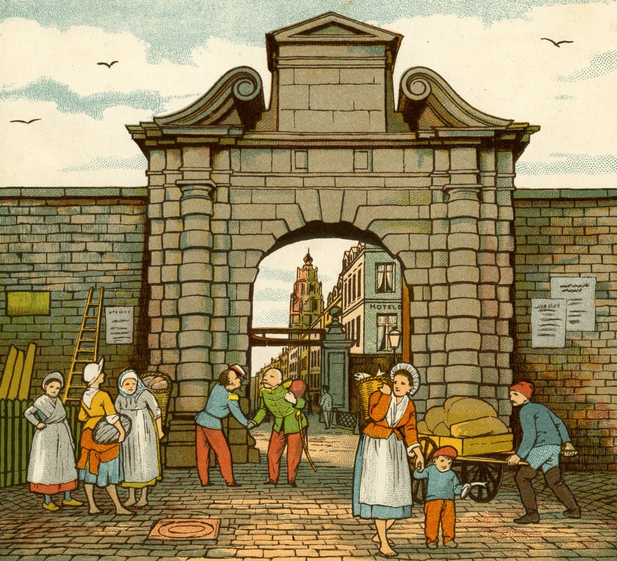 Calais, Porta del Mare da Thomas Crane