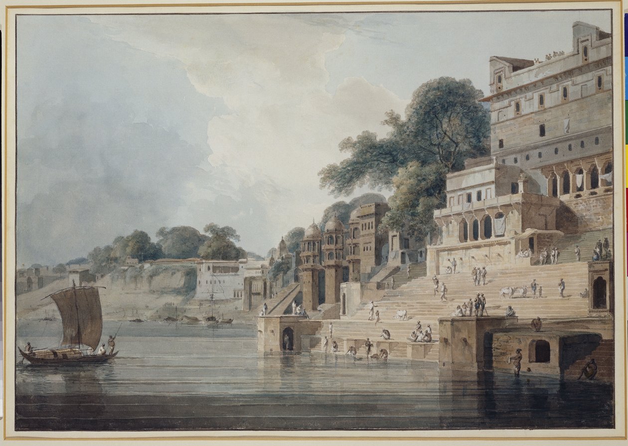 Dasasvamedha Ghat, Benares da Thomas Daniell