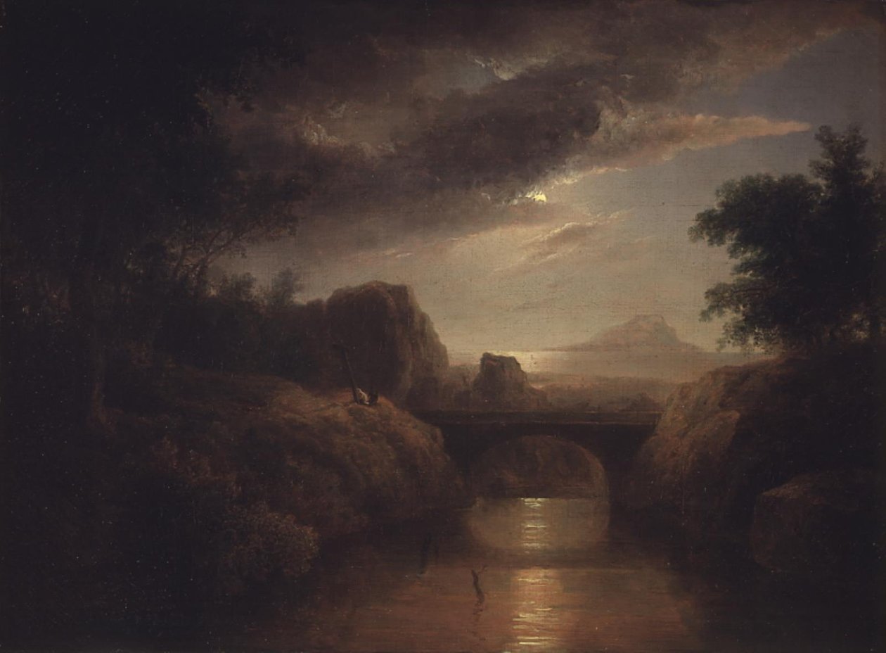 Paesaggio al chiaro di luna da Thomas Doughty