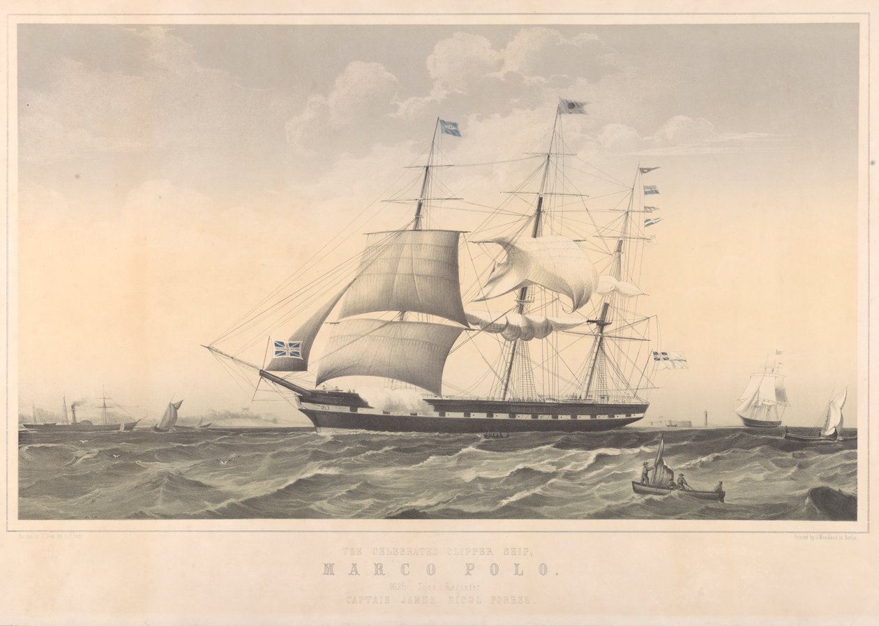 Il celebre clipper Marco Polo da Thomas Dove