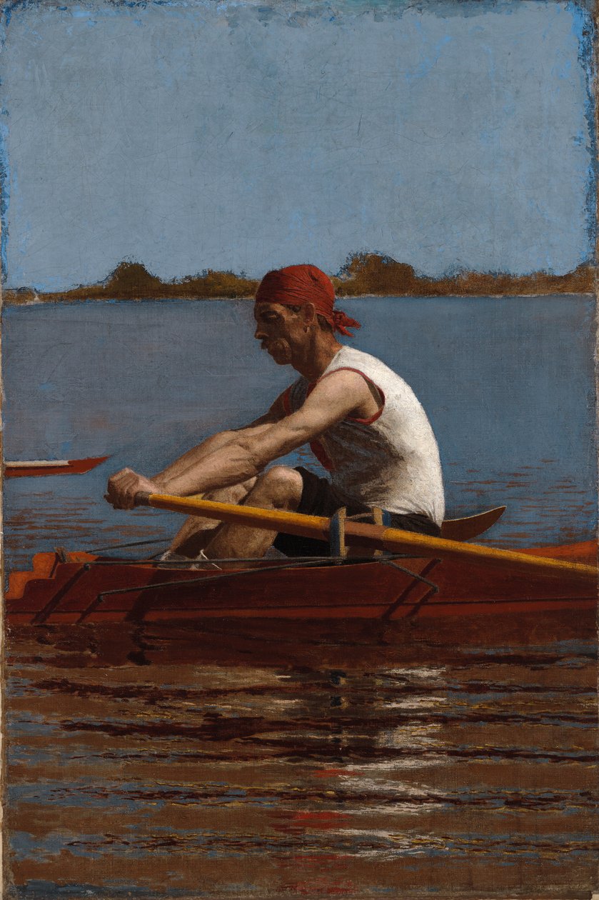 John Biglin in un singolo scafo da Thomas Eakins