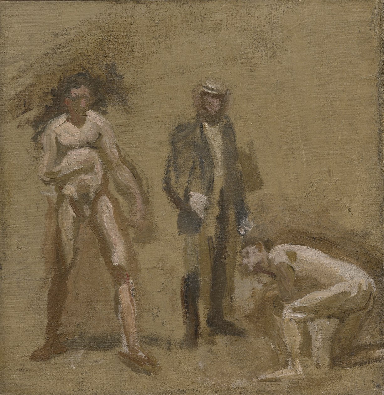Prendendo il conteggio, studio da Thomas Eakins