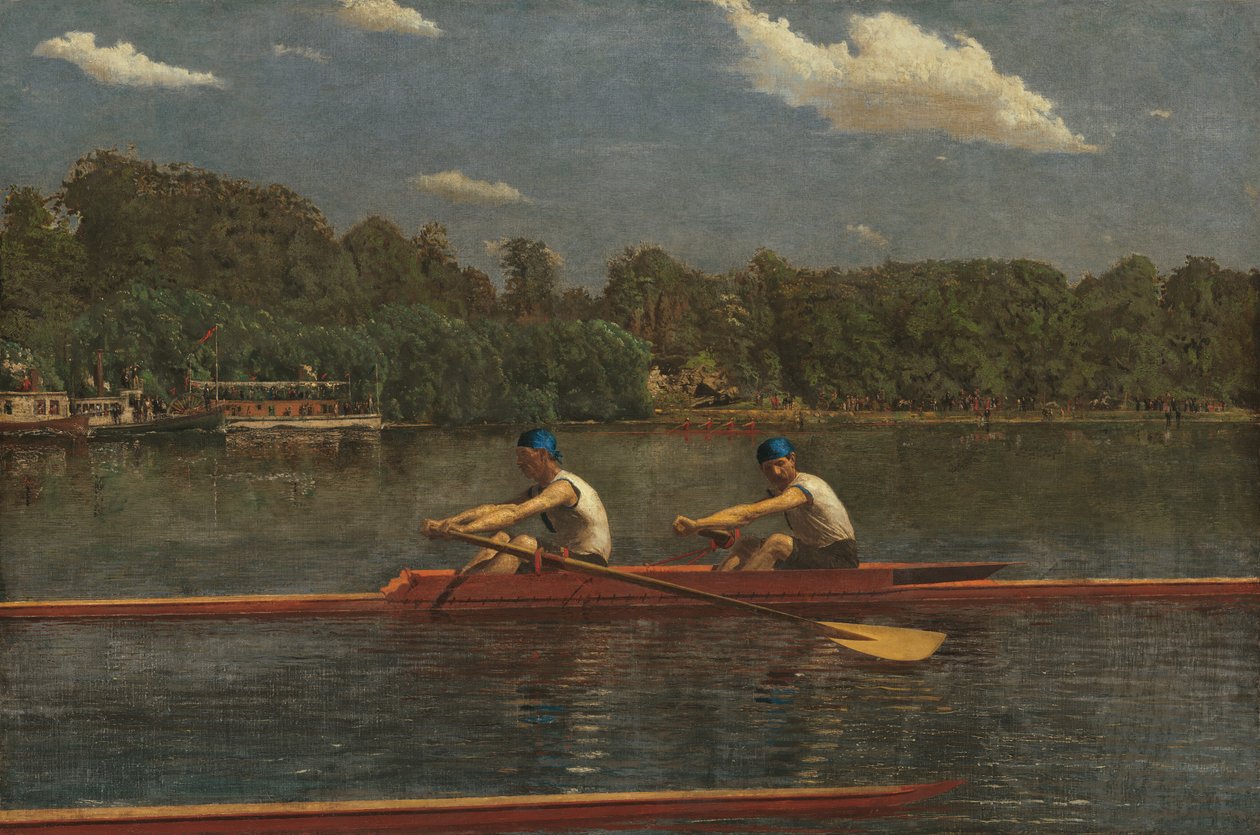 I fratelli Biglin in gara, 1872 da Thomas Eakins