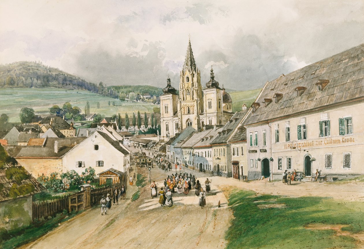 Mariazell da Thomas Ender
