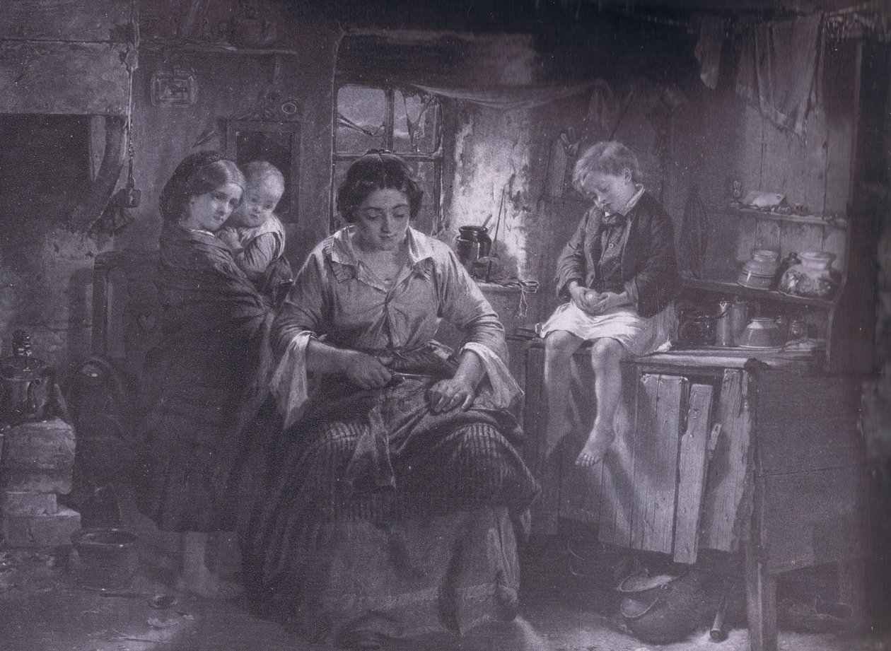 Il suo unico paio, Bibbys Annual, 1916-1917 da Thomas Faed