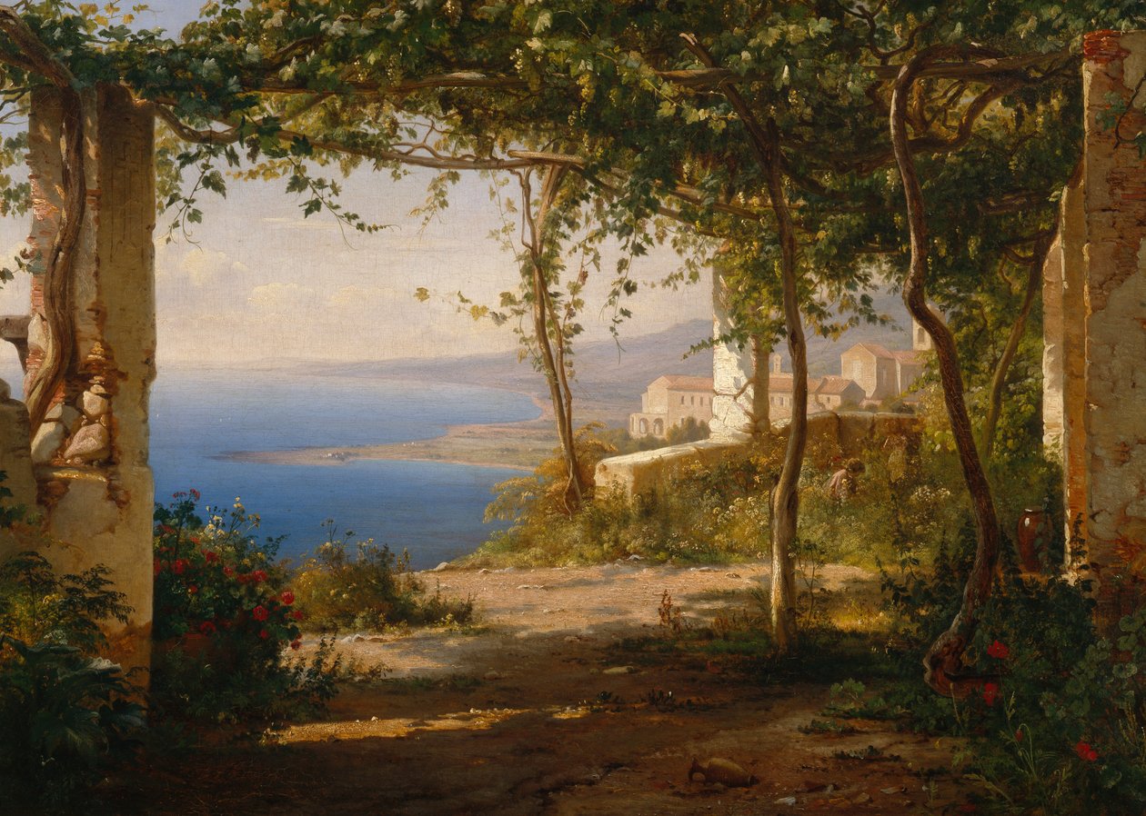 Vista sul golfo di Napoli da Thomas Fearnley