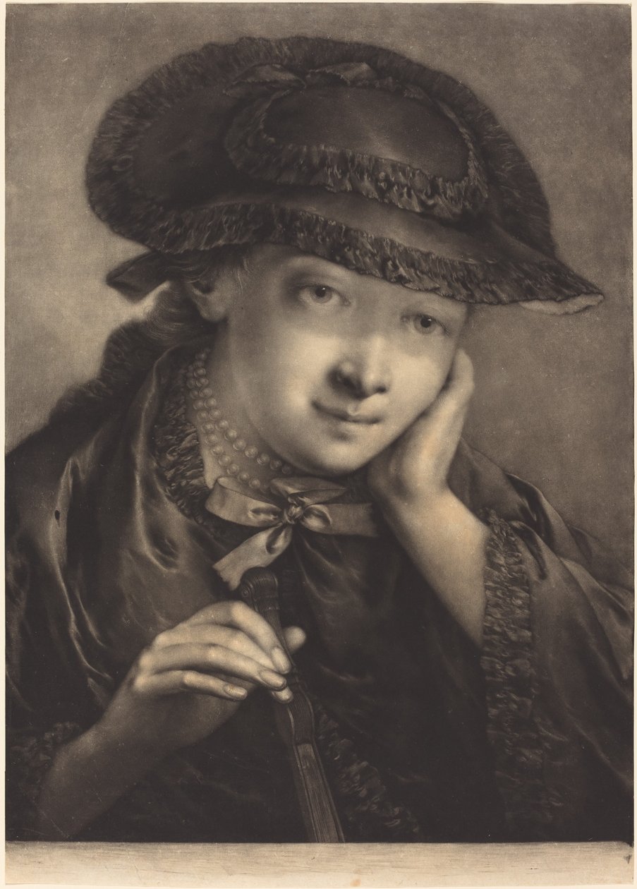 Giovane Donna con un Ventaglio da Thomas Frye