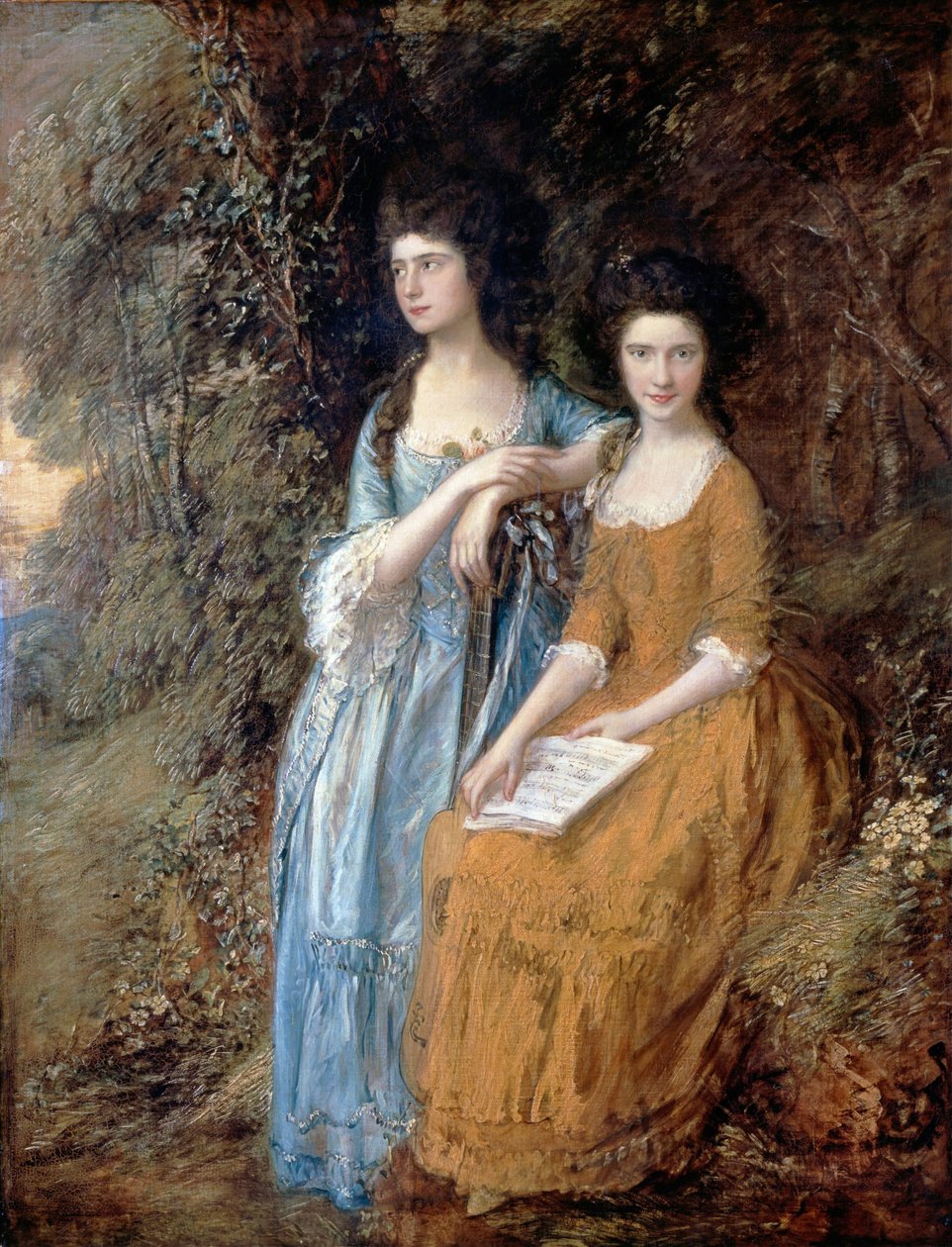 Elizabeth e Mary Linley da Thomas Gainsborough