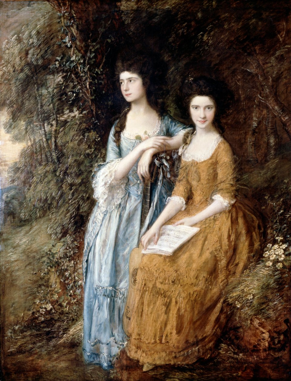 Elizabeth e Mary Linley da Thomas Gainsborough