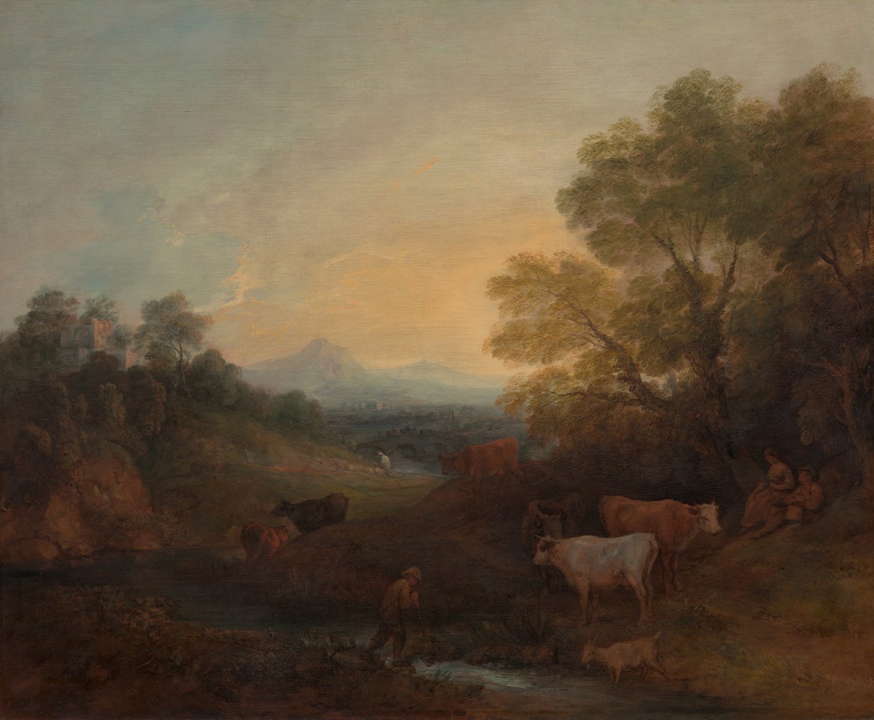 Paesaggio con Bestiame, ca. 1773 da Thomas Gainsborough