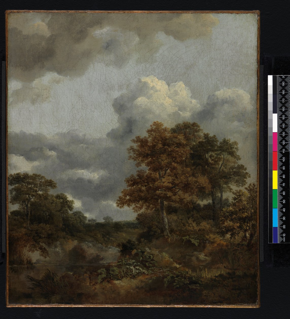 Paesaggio con una piscina da Thomas Gainsborough