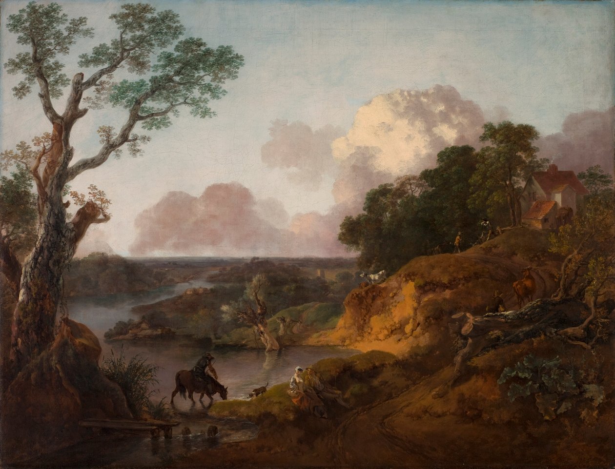 Veduta nel Suffolk da Thomas Gainsborough