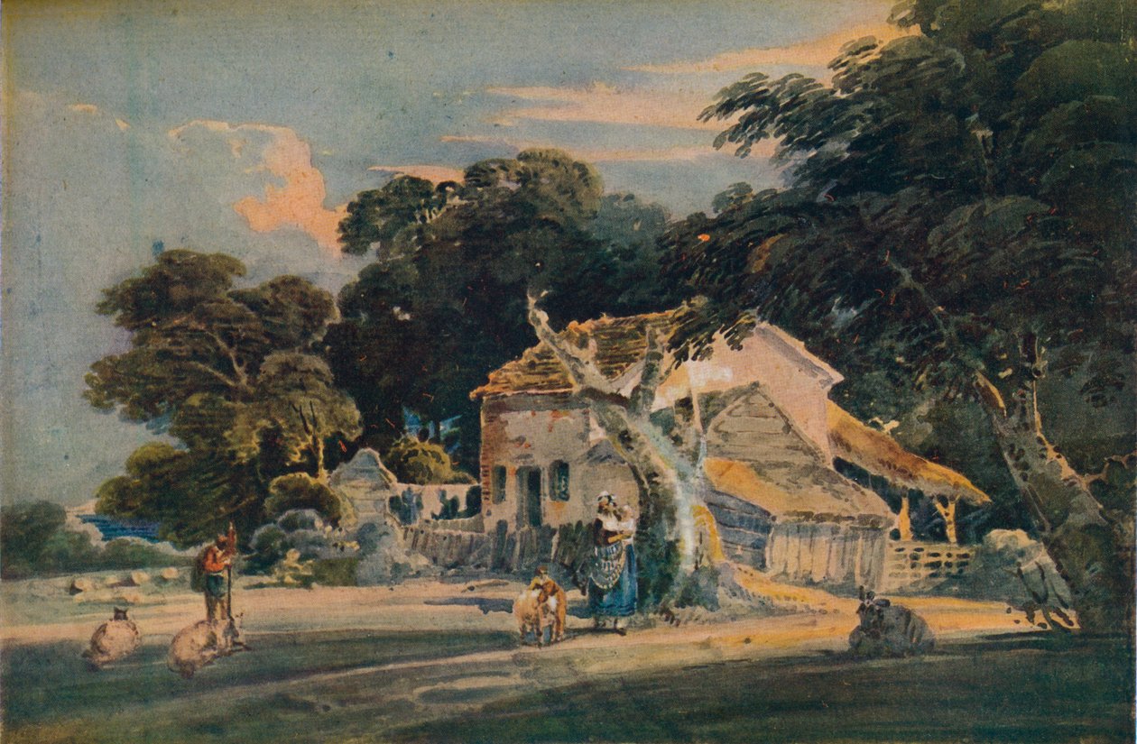 Fattoria del Devonshire, c1798 da Thomas Girtin