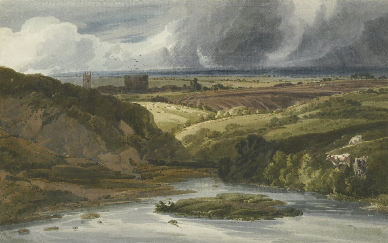 Castello di Lydford da Thomas Girtin
